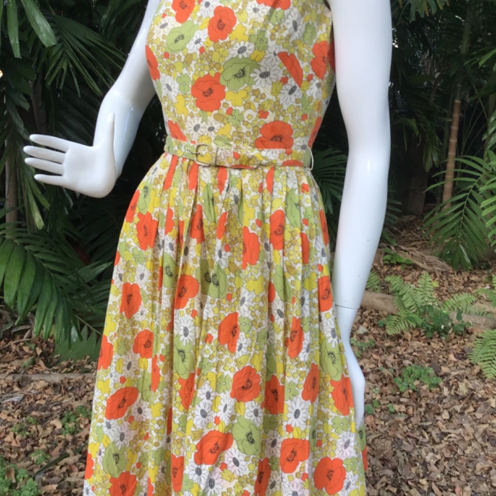 Vintage 1950s Cotton Dress - image 4